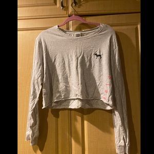 Victoria’s Secret PINK Long Sleeve Crop Top
